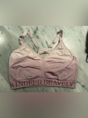 Kindred Bravely Nursing & Pumping Sports Bra - Large - Pink Ombré